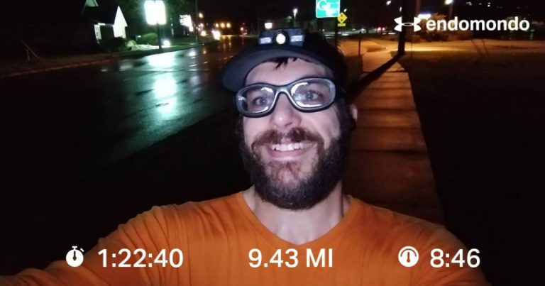 9.4 Mile Combo Training Plan Run, With Some Rain On The Side
