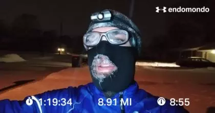 How Do You Stay Warm In Sub-Zero Temps? Run.