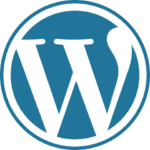 WordPress Logo - blue