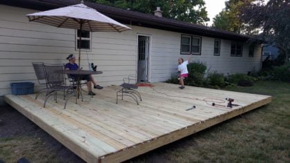 Hard Working Weekend, Deck Progress Was Made