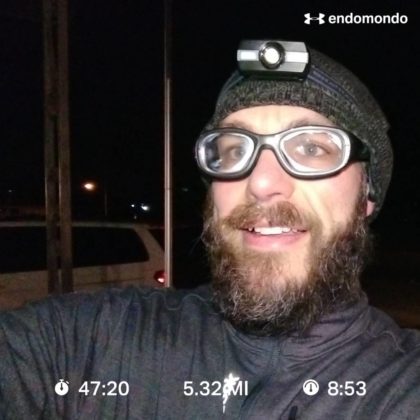 Cold Windy Training Run