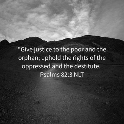 The Christian Responsibility to the Oppressed