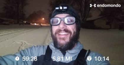 It Snowed, I Ran, It Rained, I Finished