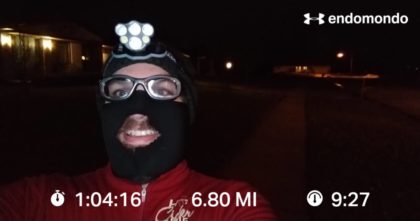 Breaking Out The Facemask For A Chilly Interval Run