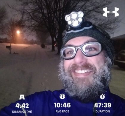 A Proper Snowy Winter Run