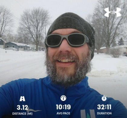 Finished Another 3.12mi Tempo Run Today