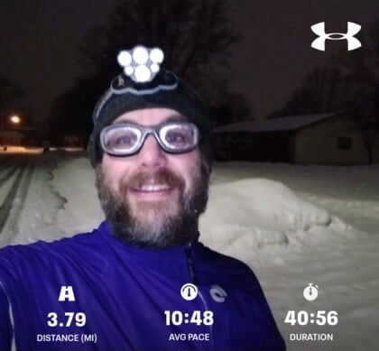 Finished Another 3.79mi Run Today