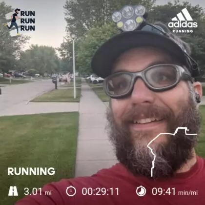 Knocking Out Another Thursday 3 Mile Training Run For Clean Water
