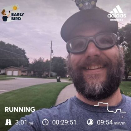 Starting Another Week With An Early Morning 3 Miles