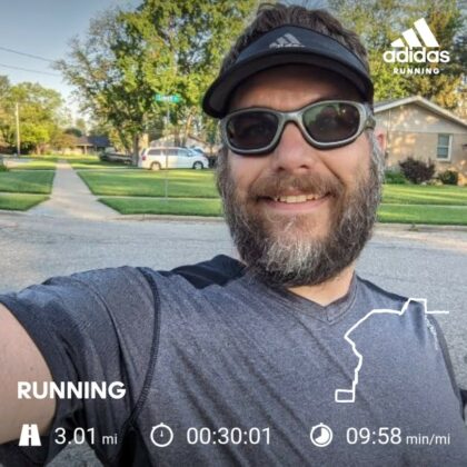 A Little Later Thursday 3 Mile Run