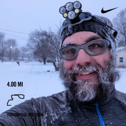 Another Real Winter 4 Mile Saturday Run