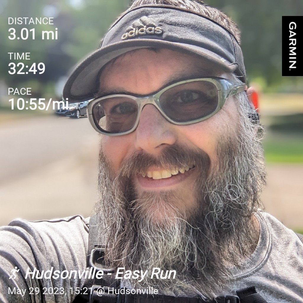 Hot Midday Memorial Day Run